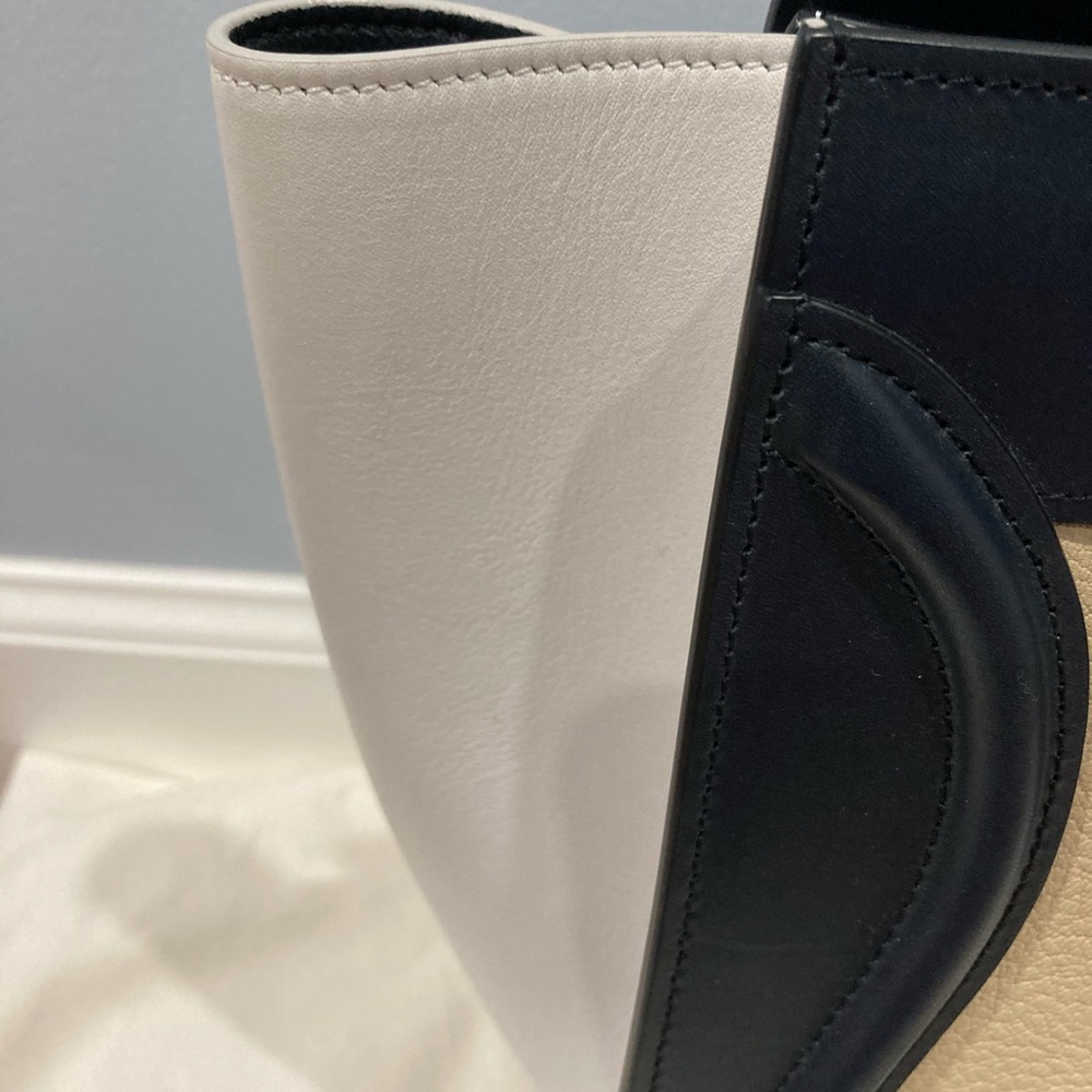 Celine TRICOLOR Leather Luggage Tote - Picture 6 of 8